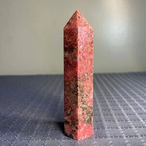 3.5 inch tall Polished Pink Rhodonite Tower Point 131 Grams